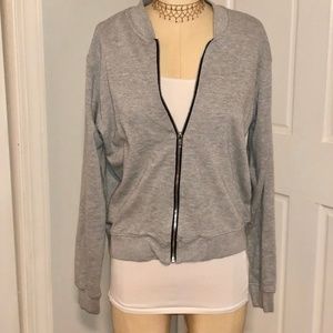 Missguided Comfy Zip Up Sweatshirt